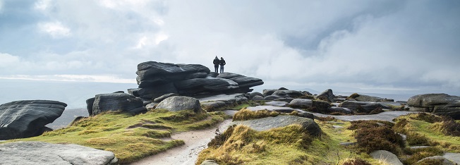 Peak District hikers