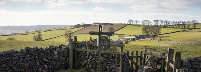 Peak district sign